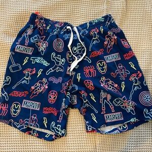 Chubbies Marvel Navy Graphic Swim Trunks